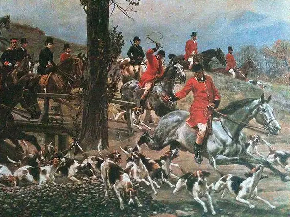 Marek Kubski - POLOWANIE    kopia wg. W. Kossaka