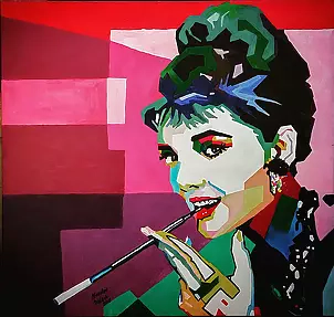Mirosław Sobiech - POP ART Audrey Hepburn