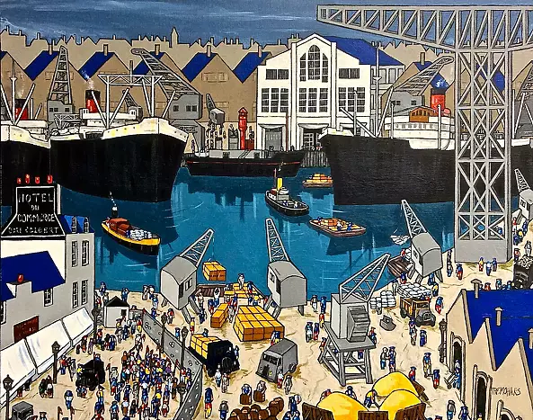 Bruno Tremohars - WORK IN PORT IN ATLANTIC