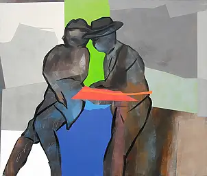 Włodek Warulik, PROPOZYCJA, Obraz akrylowy - płótno, 130 x 110