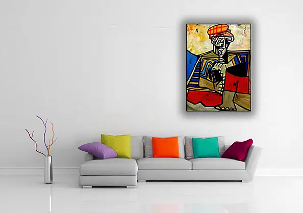 Marek Lutek, PaPi 11620, Peinture acrylique - toile, 55 x 75