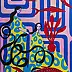 Oksana Chumakova, Painting "A Flower in My Garden!", 2026., Acrylic painting - canvas, 50 x 70