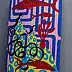 Oksana Chumakova, Painting "A Flower in My Garden!", 2026., Acrylic painting - canvas, 50 x 70