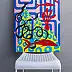 Oksana Chumakova, Painting "A Flower in My Garden!", 2026., Acrylic painting - canvas, 50 x 70