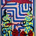 Oksana Chumakova, Painting "Fish in a Pitcher!", 2026., Acrylic painting - canvas, 50 x 70