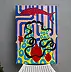 Oksana Chumakova, Painting "Looking Deeply", 2026., Acrylic painting - canvas, 50 x 70