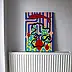 Oksana Chumakova, Painting "Looking Deeply", 2026., Acrylic painting - canvas, 50 x 70