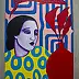 Oksana Chumakova, Painting "My Flowers", 2026., Acrylic painting - canvas, 50 x 70