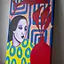 Oksana Chumakova, Painting "My Flowers", 2026., Acrylic painting - canvas, 50 x 70