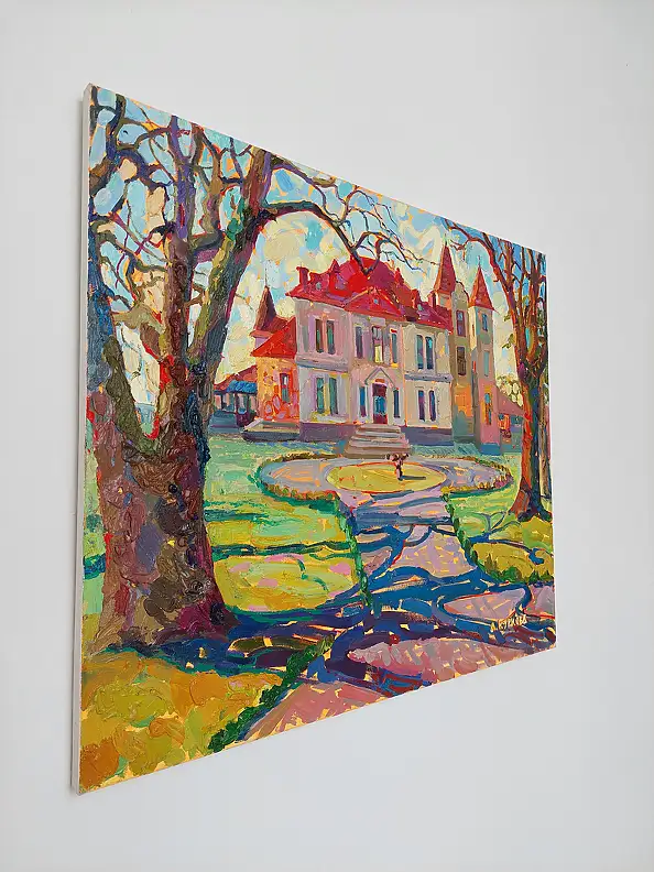 Anastasiia Kurkova, Pałac Brunitskich, Obraz olejny - płótno, 60 x 50