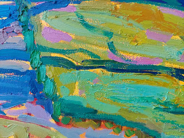 Anastasiia Kurkova, Pałac Brunitskich, Obraz olejny - płótno, 60 x 50