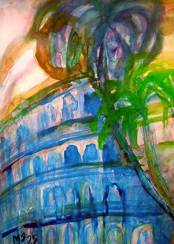 Marzena Salwowska - Palm Trees Unfurled