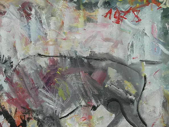 Eryk Maler - Pampeluna 1978, 70x100 cm