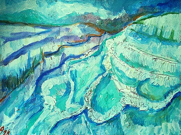 Marzena Salwowska - Pamukkale/z serii Kawa po turecku