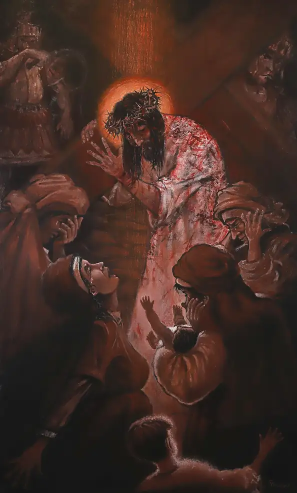 Rafał Czwichocki - The Lord Jesus meets weeping women