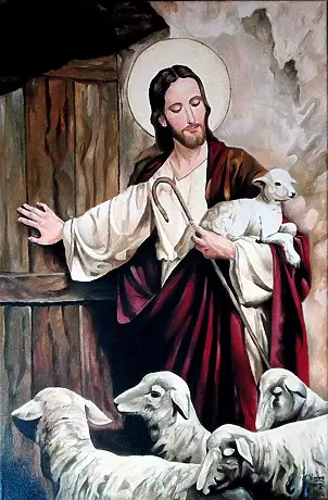 Maciej Porębny - Pan Jezus z barankami