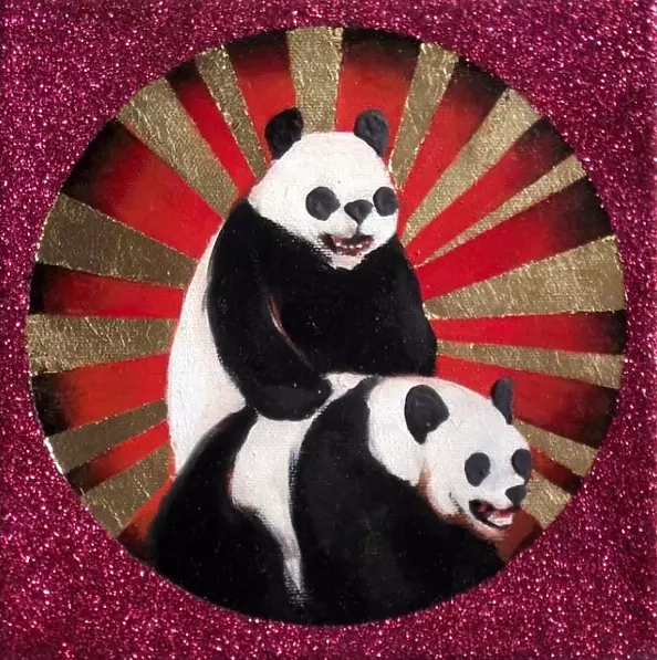 Angelika Milaniuk Mitruk - Pandas lve z cyklu I love You