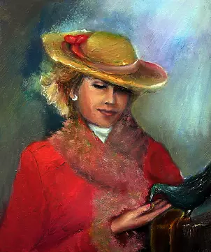   -  Lady in hat