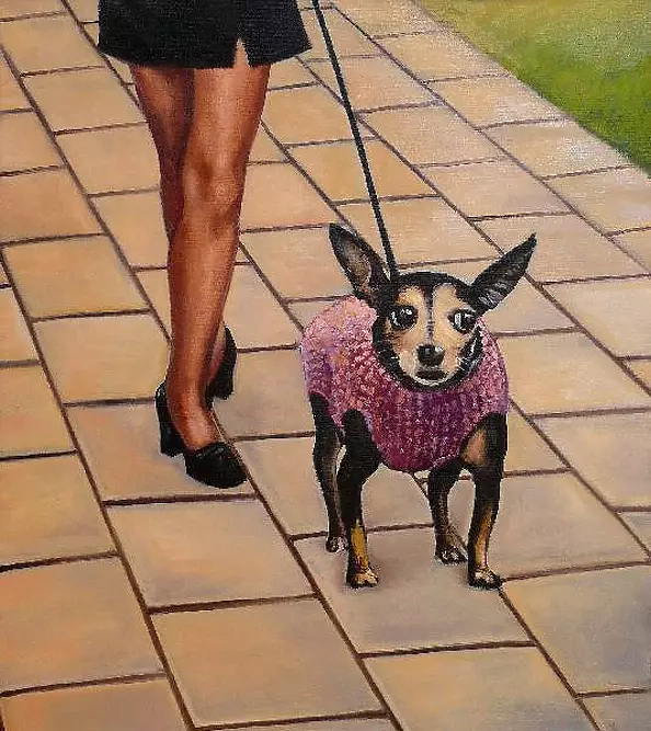 Andrzej Zujewicz - Lady with a dog