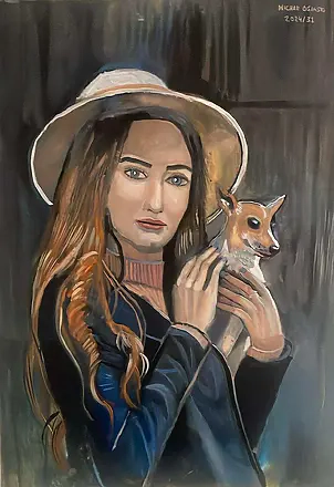 Michał Ogiński - Lady with a dog