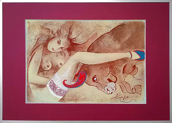 Krzysztof Trzaska - "Miss and Taurus" from the series "Zodiac Signs"