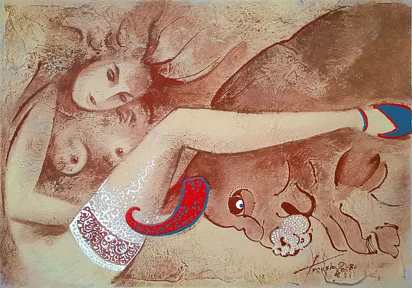 Krzysztof Trzaska - "Miss and Taurus" from the series "Zodiac Signs"