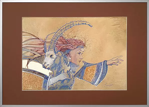 Krzysztof Trzaska - "Miss and Capricorn" from the series "Zodiac Signs"