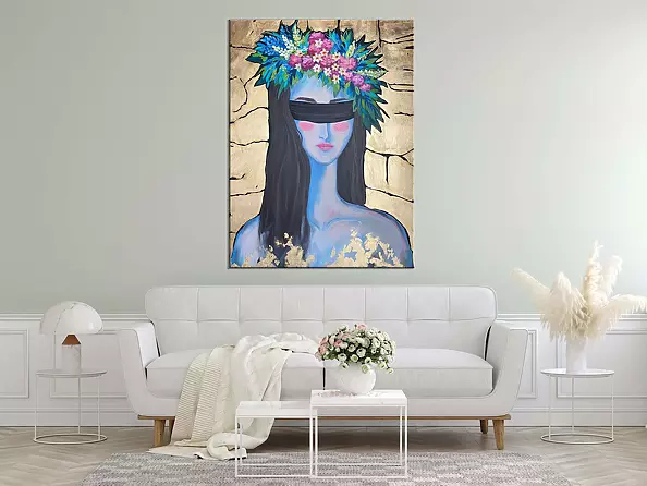 Anna Wawrzyniak - Miss with a wreath