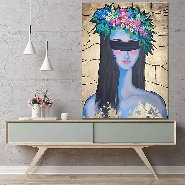 Anna Wawrzyniak - Miss with a wreath