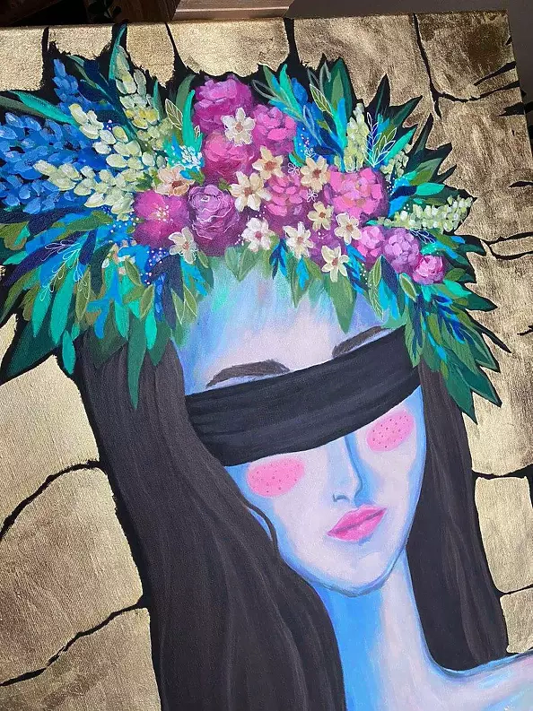 Anna Wawrzyniak - Miss with a wreath