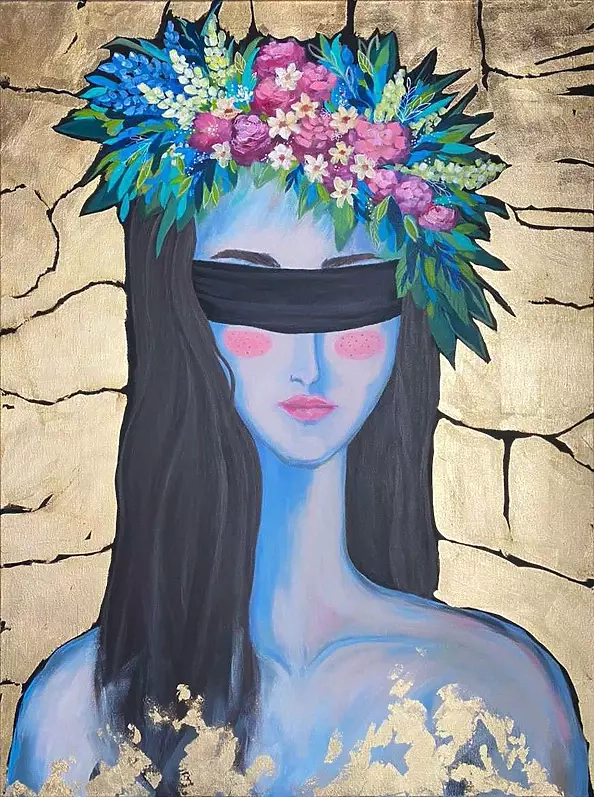 Anna Wawrzyniak - Miss with a wreath