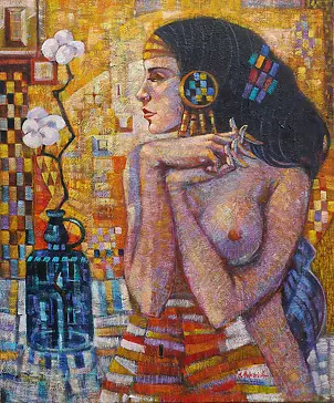 Maciej Urbaniak - Virgo with marsh orchid