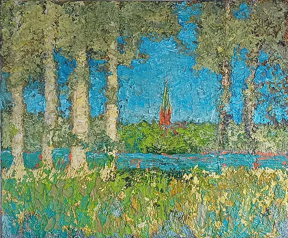 Tadeusz Jurga - Panorama of Drezdenko, 2023