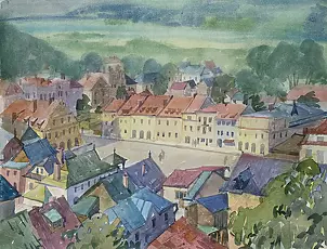 Krzysztof Michalski - Panorama Kazimierza z Góry Trzech Krzyży