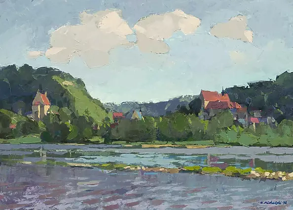 Krzysztof Michalski - Panorama of Kazimierz from the Vistula