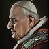 Damian Gierlach - Papa Giovanni XXIII pittura ad olio ritratto di Damian Gerlach