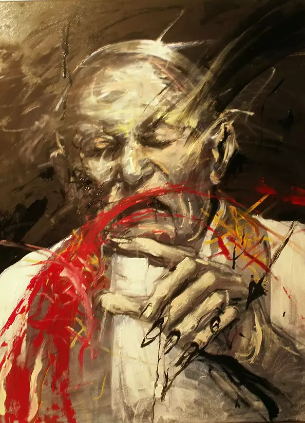 Piotr Igor Salata - Papież- w holdzie Francisowi Baconowi