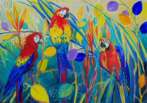 Dorota Goleniewska Szelągowska - Parrots