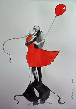 Adriana Laube - A pair of balloon