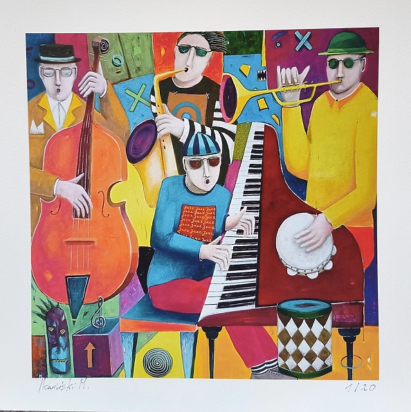 Mirosław Nowiński - "Paranoid Jazz" FineArtPrint