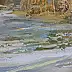Henadzy Havartsou, Golden Hour Park, Quadro a olio - tela, 70 x 50
