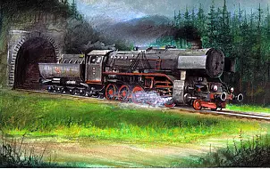 Grzegorz Magner - Steam locomotive Ty3 2