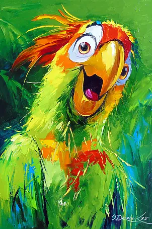Olha Darchuk - Parrot Surprise