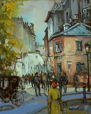 Piotr Rembieliński - Paris, Montmartre, La Maison Rose