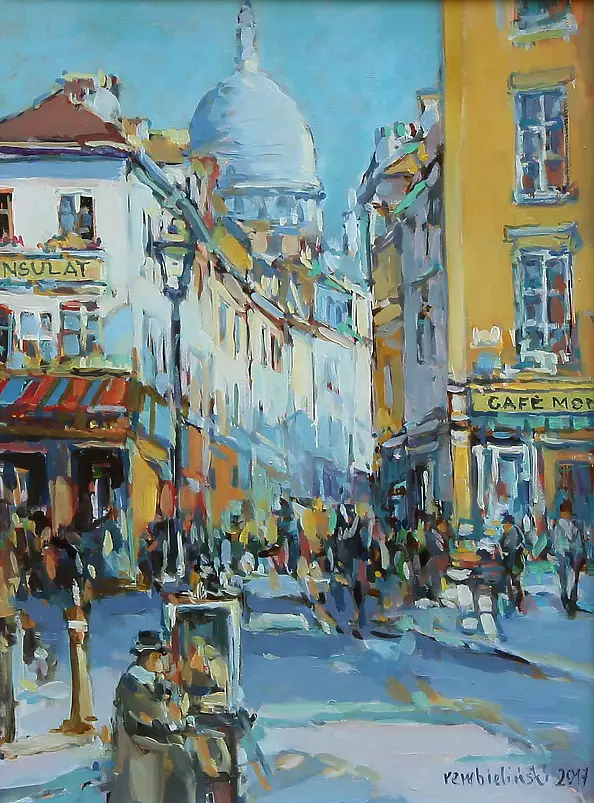 Piotr Rembieliński - Paryż, Montmartre