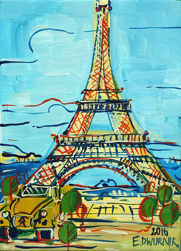Edward Dwurnik - Paryż