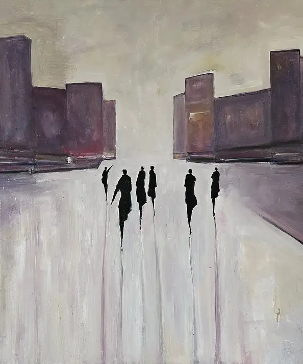 Mariusz Makuła, Parigi, Quadro a olio - tela, 120 x 70