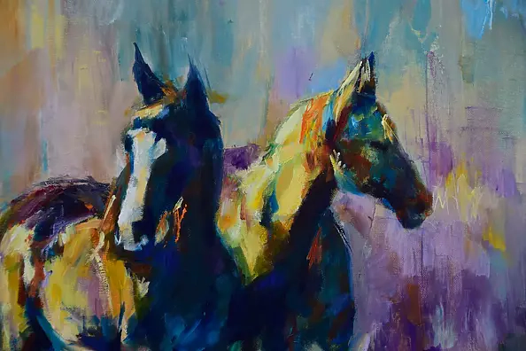 Justyna Zielonka - Pastel horses