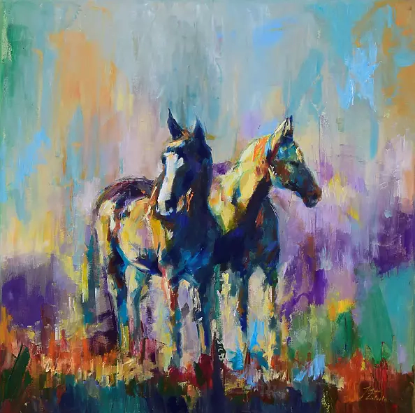 Justyna Zielonka - Pastel horses