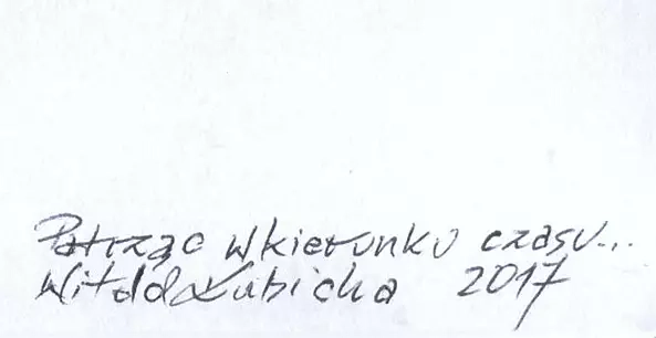 Witold Kubicha - Patrząc w kierunku czasu